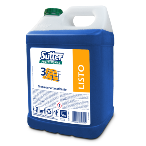 LISTO 5L limpiador de pisos tratados
