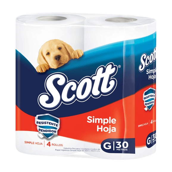 KCP Papel higienico SCOTT SH 4x30m (8995)