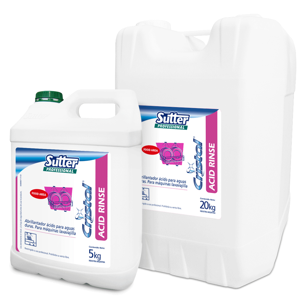 ACID RINSE 24kg abrillantador de vajillas