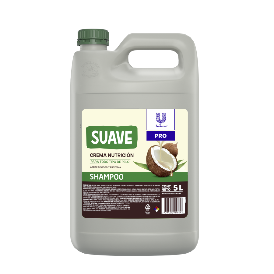 ​​SUAVE Shampoo Nutricion Coco 5L