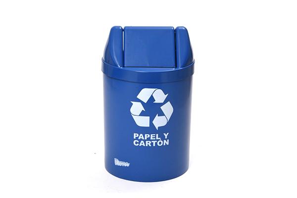 ​CESTO 14L tapa vaiven Azul