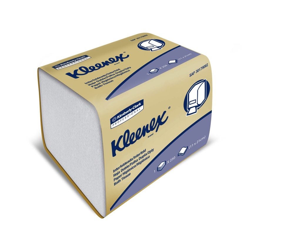 Papel higienico Kleenex intercalado doble hoja 36x250h (30244210)