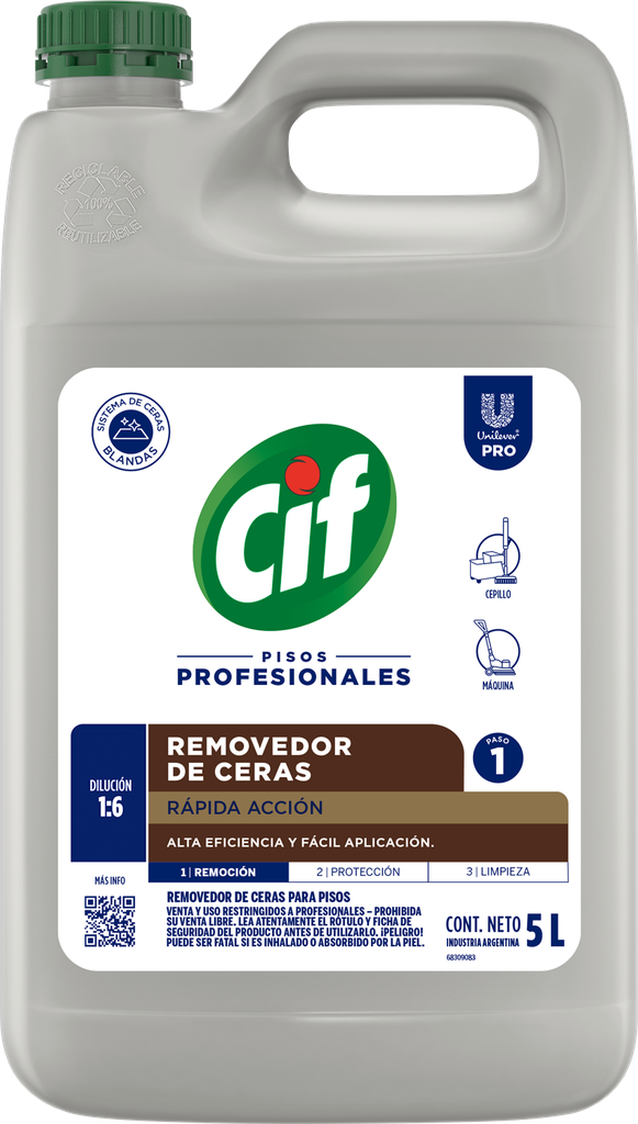 CIF Removedor de Ceras para pisos 5L
