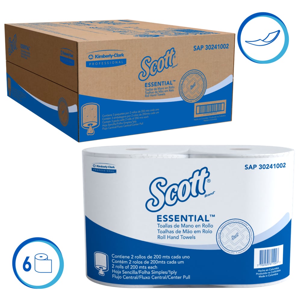 KCP Toalla Scott Essential 6x200m (30241002)