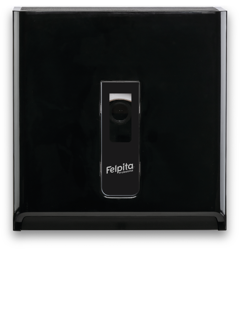 Dispenser papel higienico jumbo plastico negro Felpita