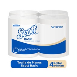 KCP Toalla rollo Scott Basic 4x400m (30212071)