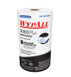 [2187] KCP PAÑOS WYPALL X80 Rollo 28x41,4cm 80 paños (30242837)