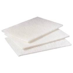 [2367] FIBRA BLANCA SUAVE P/ACERO INOXIDABLE