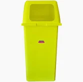 [2981] CESTO VERDE 60L tapa buzon