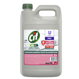 [3233] ​CIF 4en1 5L desengrasante y desinfectante profesional