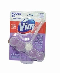 [0320] VIM canasta para inodoro LAVANDA poder 55gr