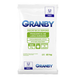 [64350128] ​Granby jabon en polvo baja espuma 10Kg