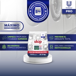 ​​SKIP jabon en polvo baja espuma BIO 5Kg