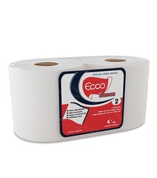 [EC-D-B-B-24-400-02] Bobina papel doble hoja Ecco 2x400m (Campanita)