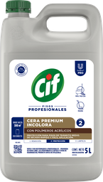​​​CIF Cera Premium incolora para pisos 5L