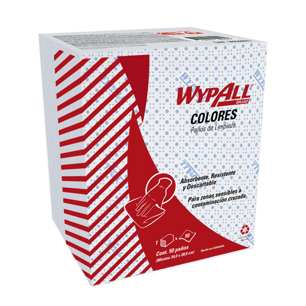 PAÑOS WYPALL X50 azul x50u (30228872)