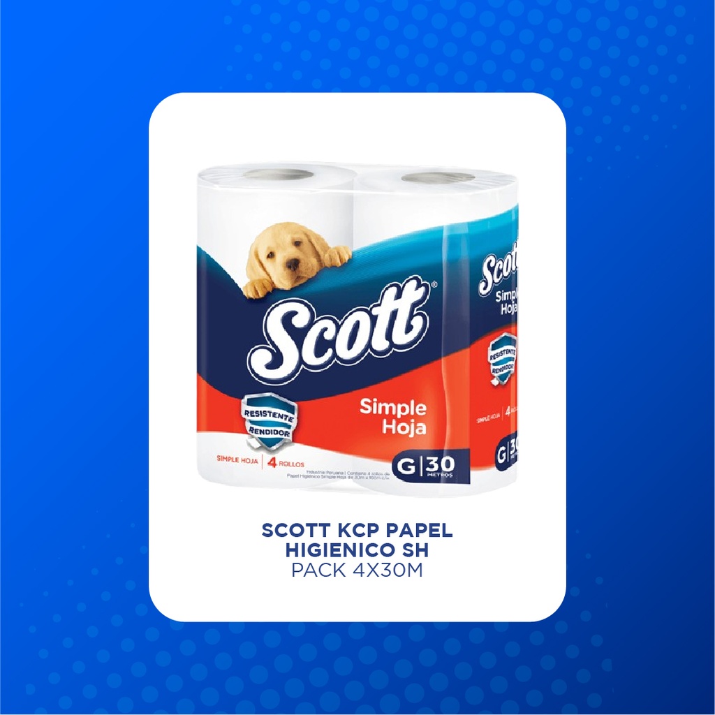KCP Papel higienico SCOTT SH 4x30m (8995)