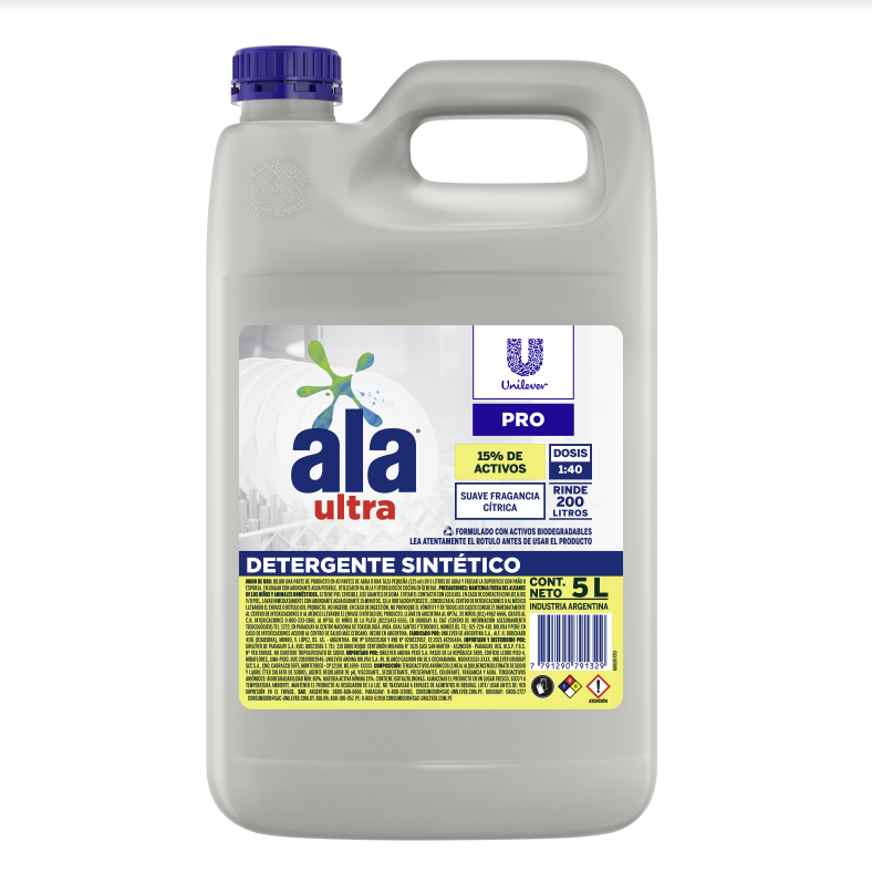 ALA Detergente Ultra Limon 5L