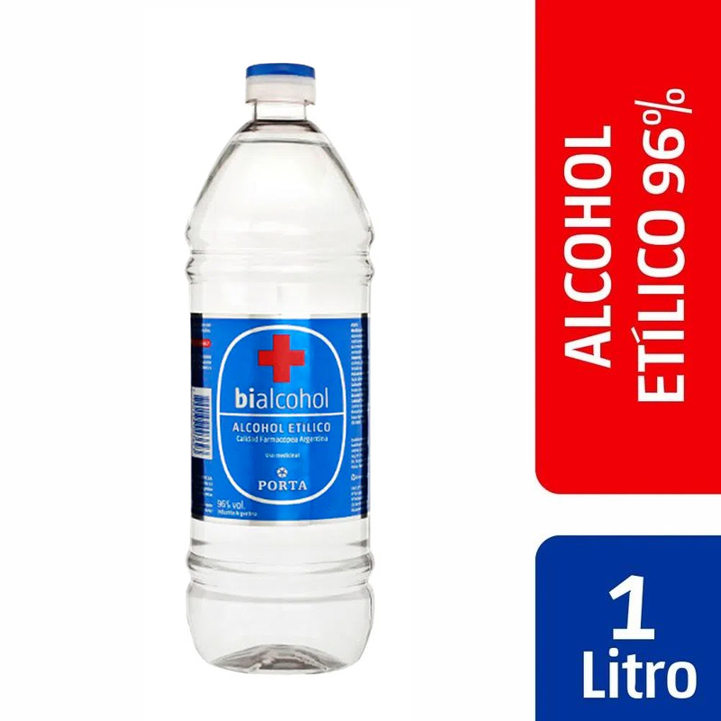 ALCOHOL ETILICO 96% 1L