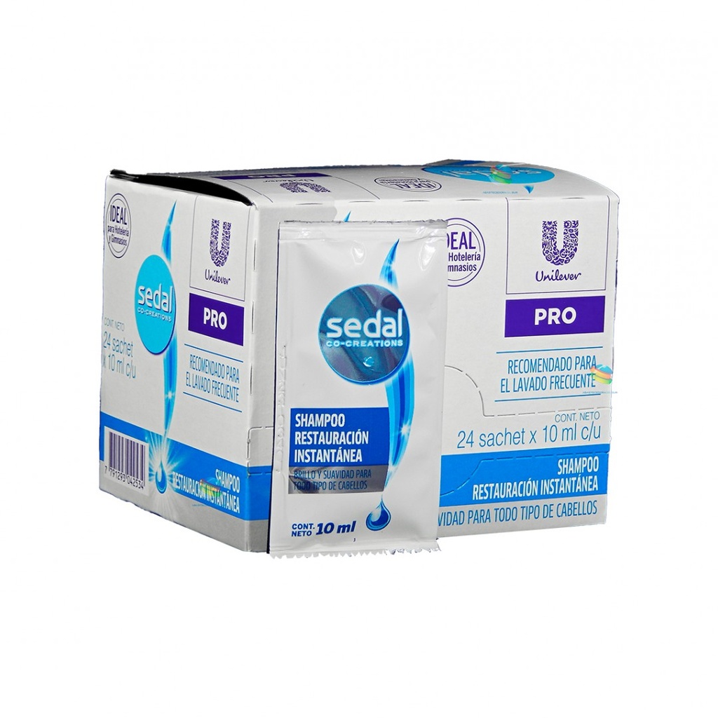 ​​SEDAL Shampoo 24x10ml Restauracion Instantanea