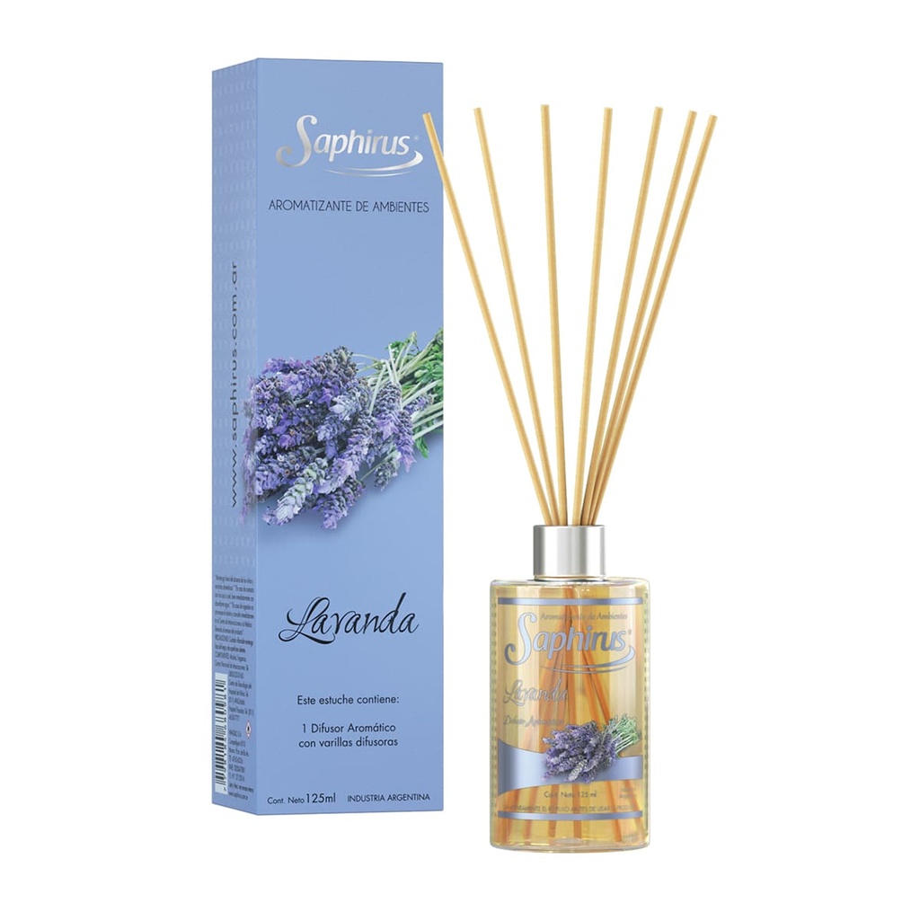 DIFUSOR AROMATICO SAPHIRUS LAVANDA