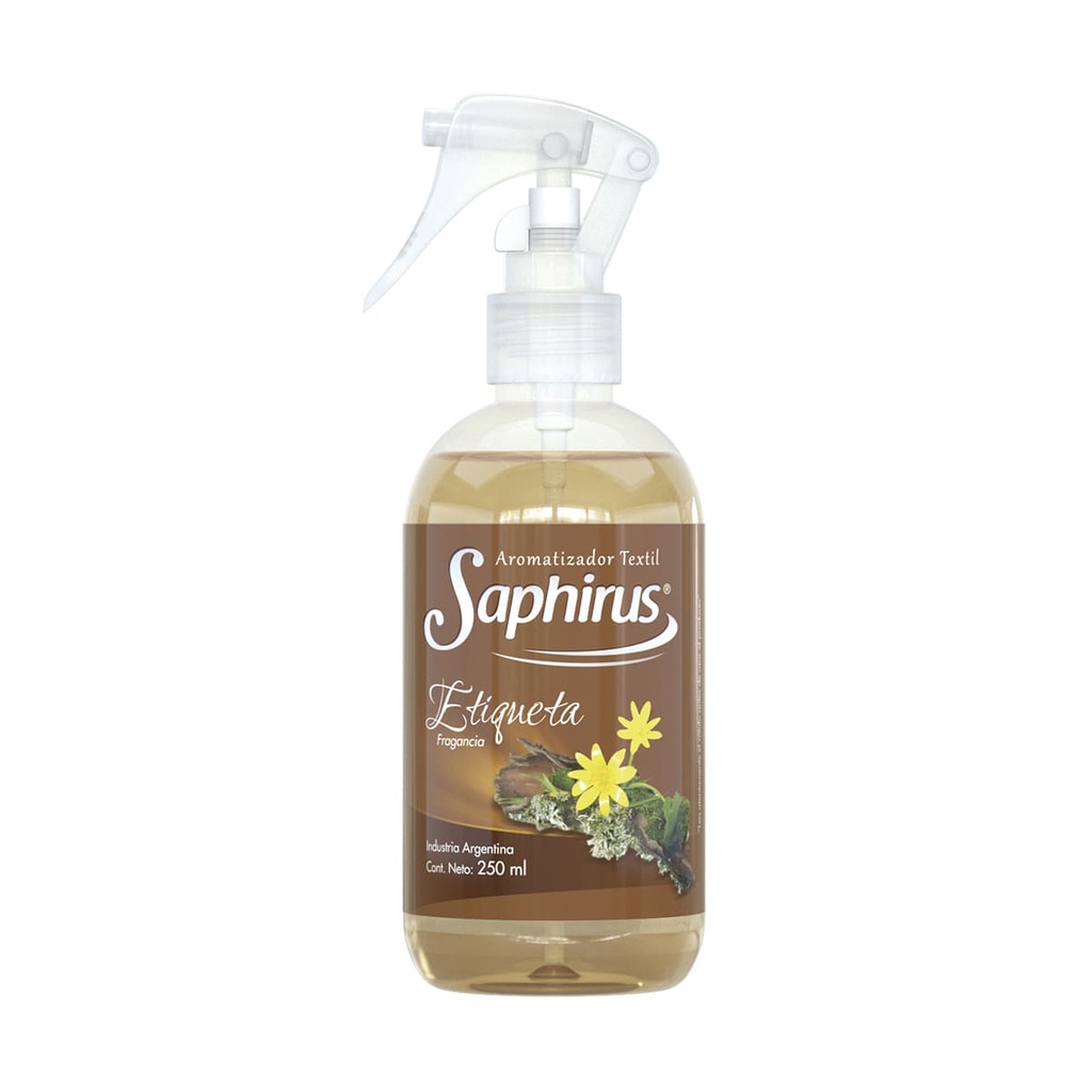 SAPHIRUS TEXTIL ETIQUETA