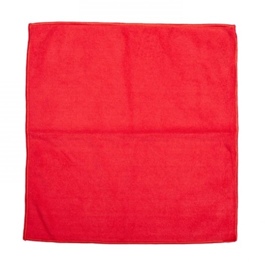 Paño Microfibra multiuso 30x30cm Rojo