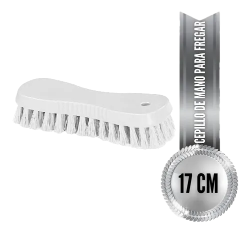 CEPILLO MANO POLY PBT Blanco (40841)