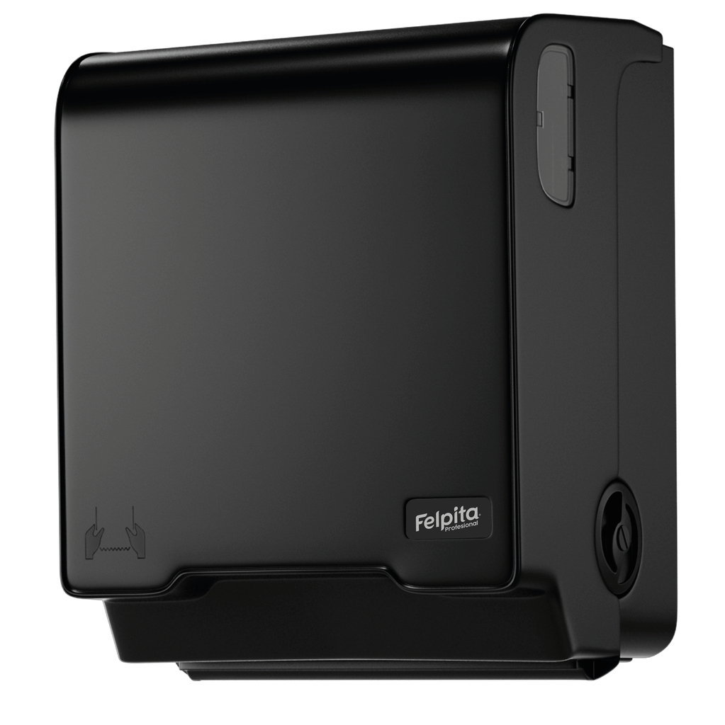 Dispenser toalla auto corte Luxury negro Felpita
