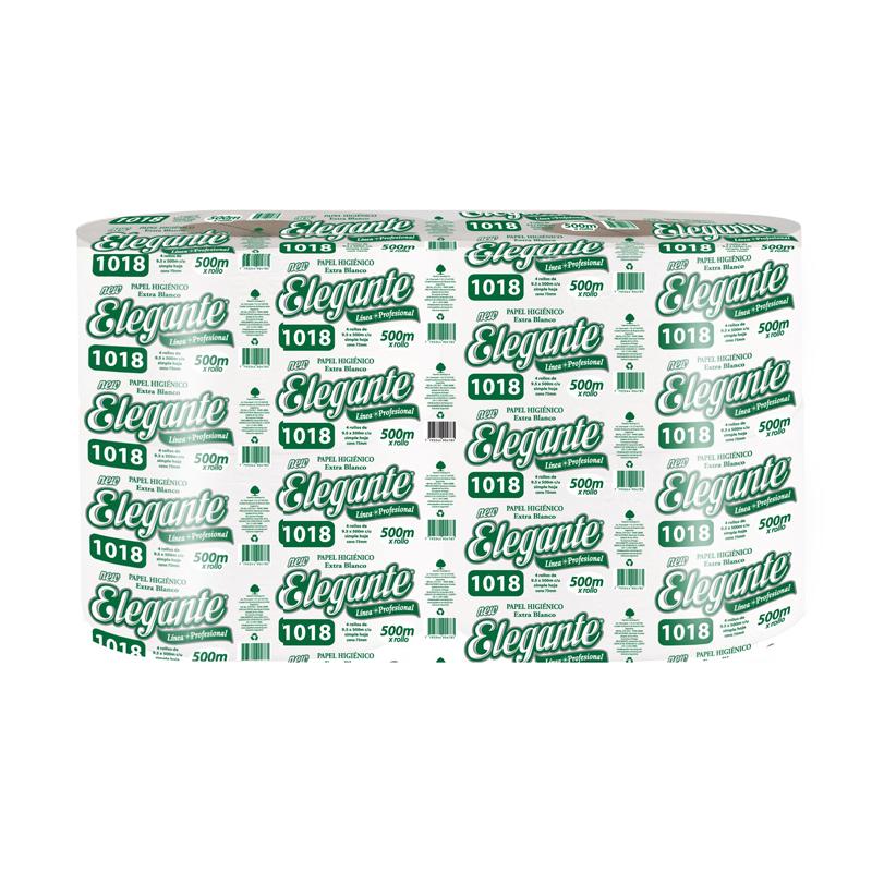 Papel Higienico 4x500m cono grande ELEGANTE (1018)