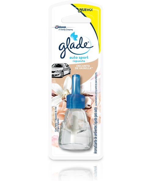 GLADE AUTO SPORT Repuesto Vainilla