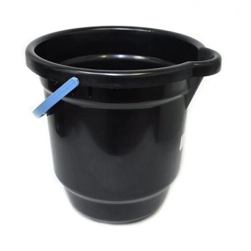BALDE PLASTICO 10L NEGRO