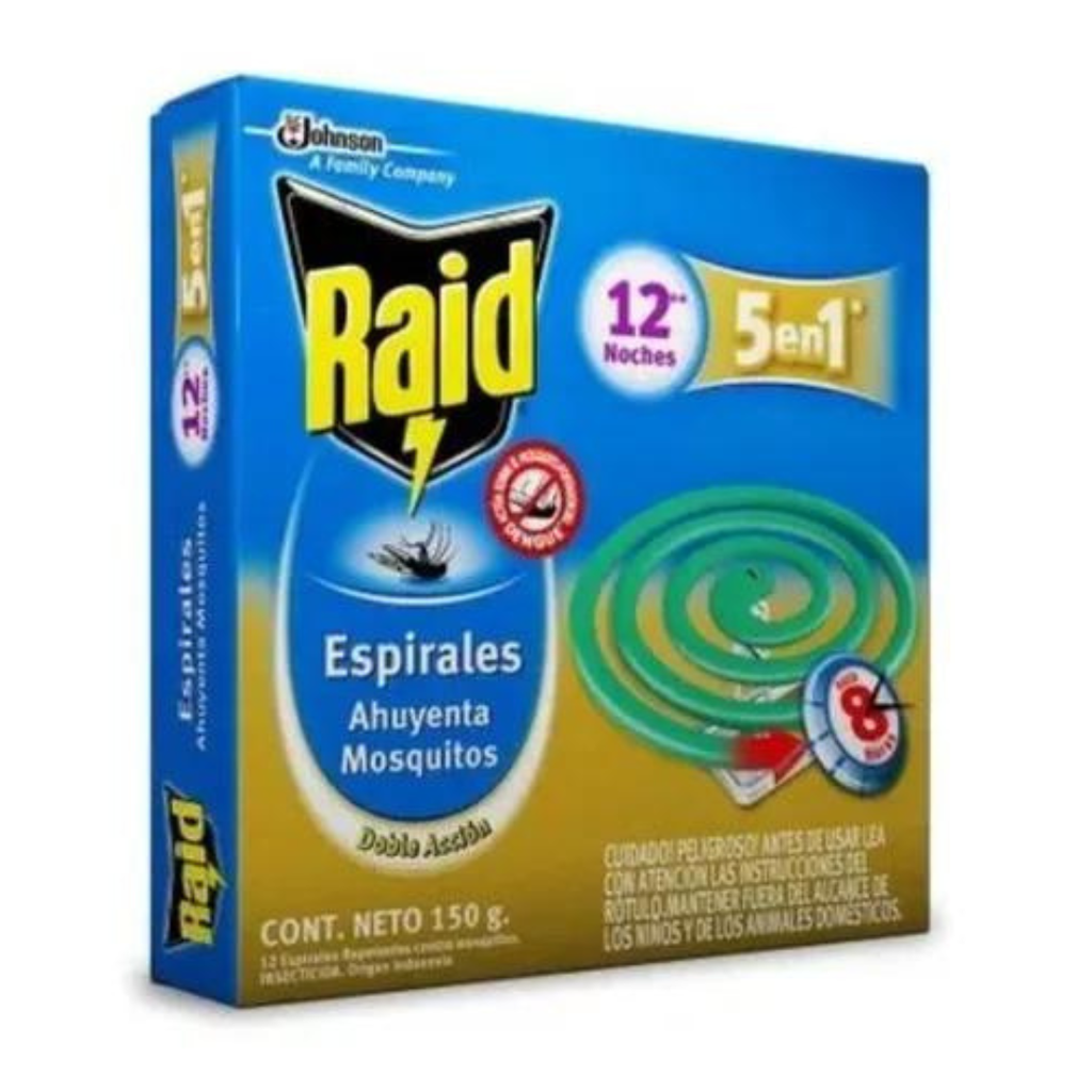 RAID ESPIRAL VERDE x12
