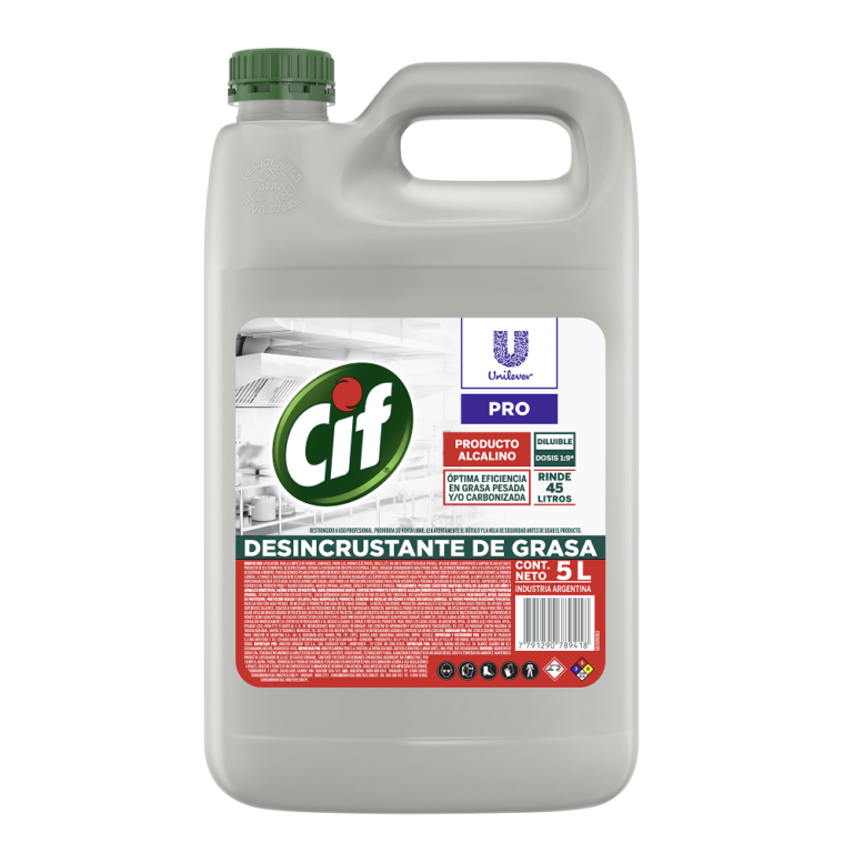 CIF desengrasante grasa carbonizada 5L Hornos y Planchas