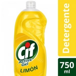 CIF detergente Active gel limon 750ml