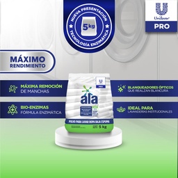 ​​ALA jabon en polvo ECOLAVADO 5Kg