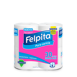 Papel Higienico Bolson 10 pack 4x30m Doble Hoja Felpita