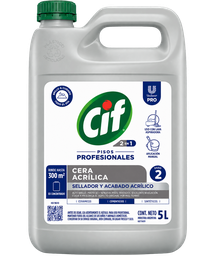 Cif cera acrilica con sellador 2en1 5L
